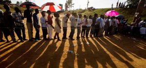 Voting in Uganda elections