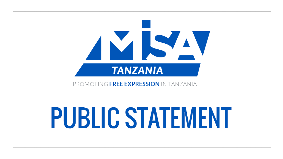 Public Statement  On the Suspension/Ban of Journalist & Online Media in the URT