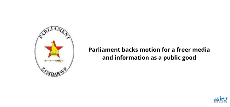 Parliament backs motion for a freer media and information as a public good