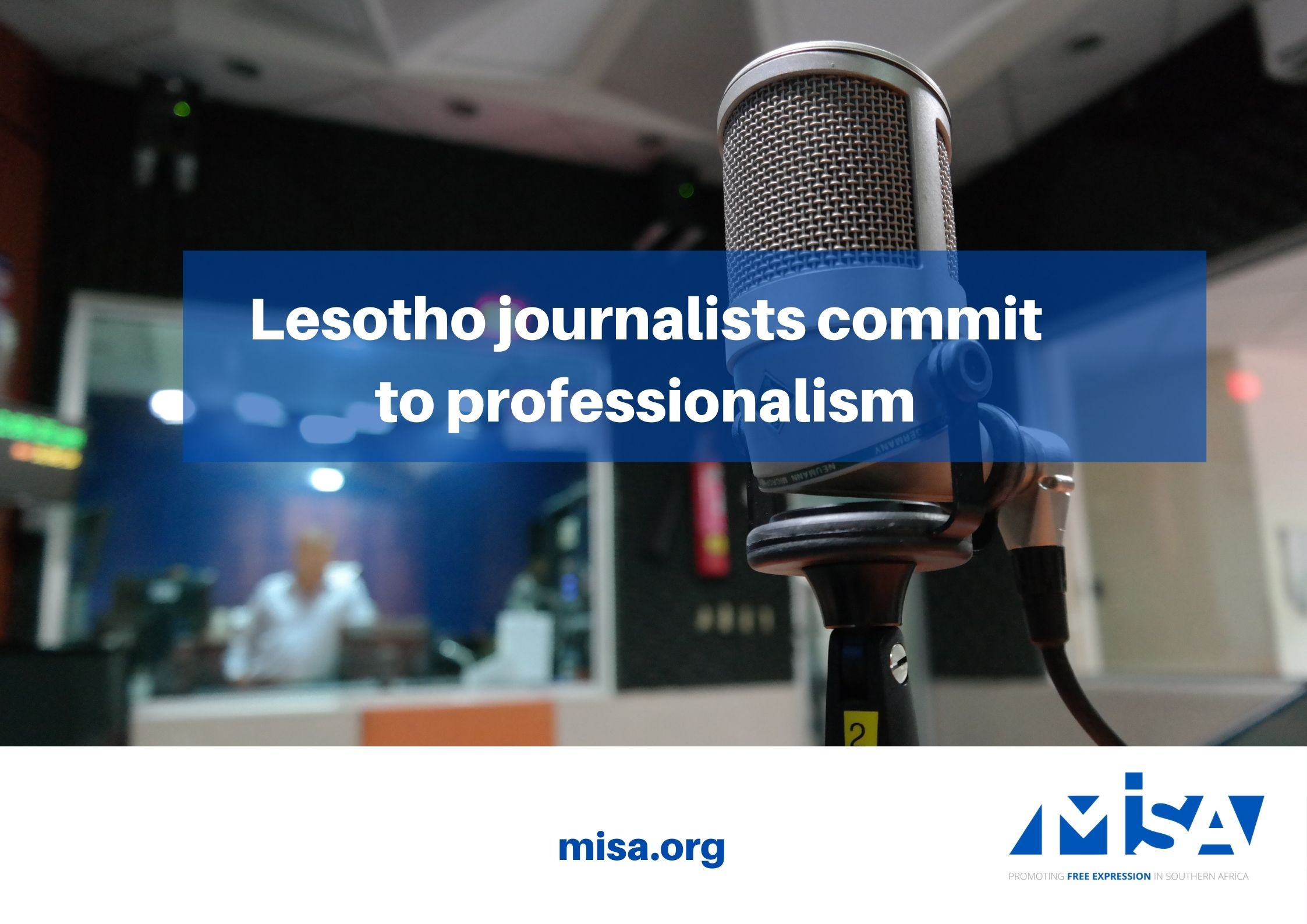 Lesotho journalists commit to professionalism