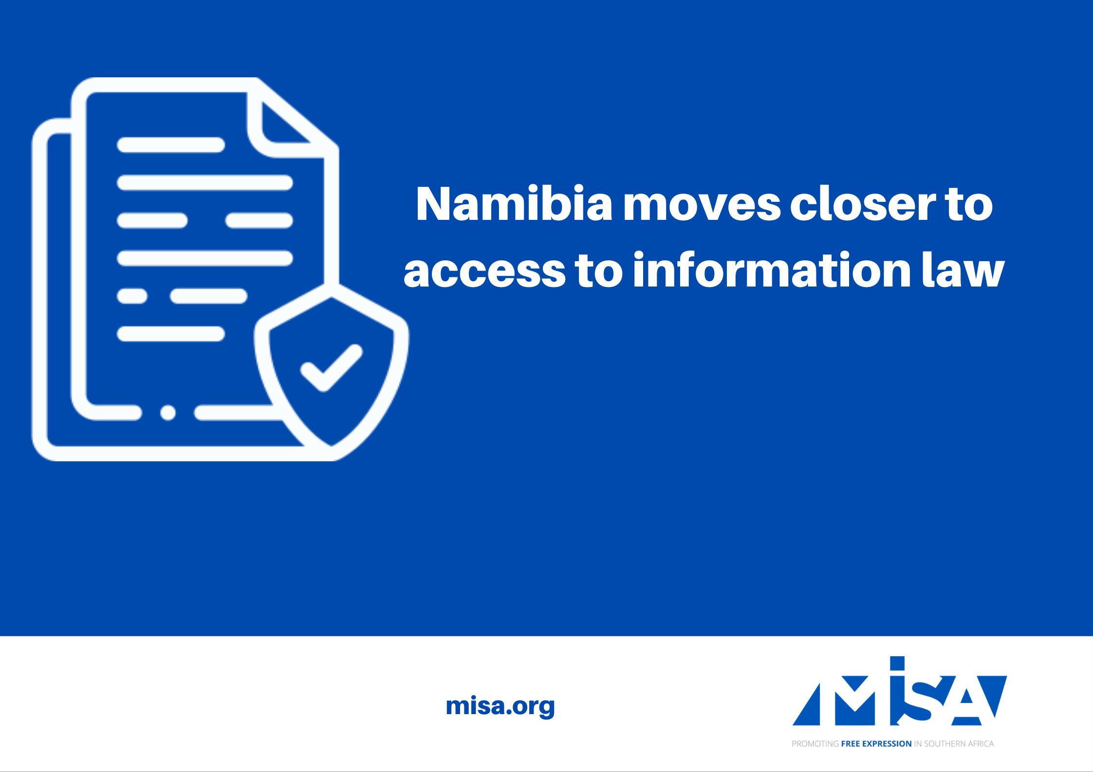 Namibia moves closer to access to information law