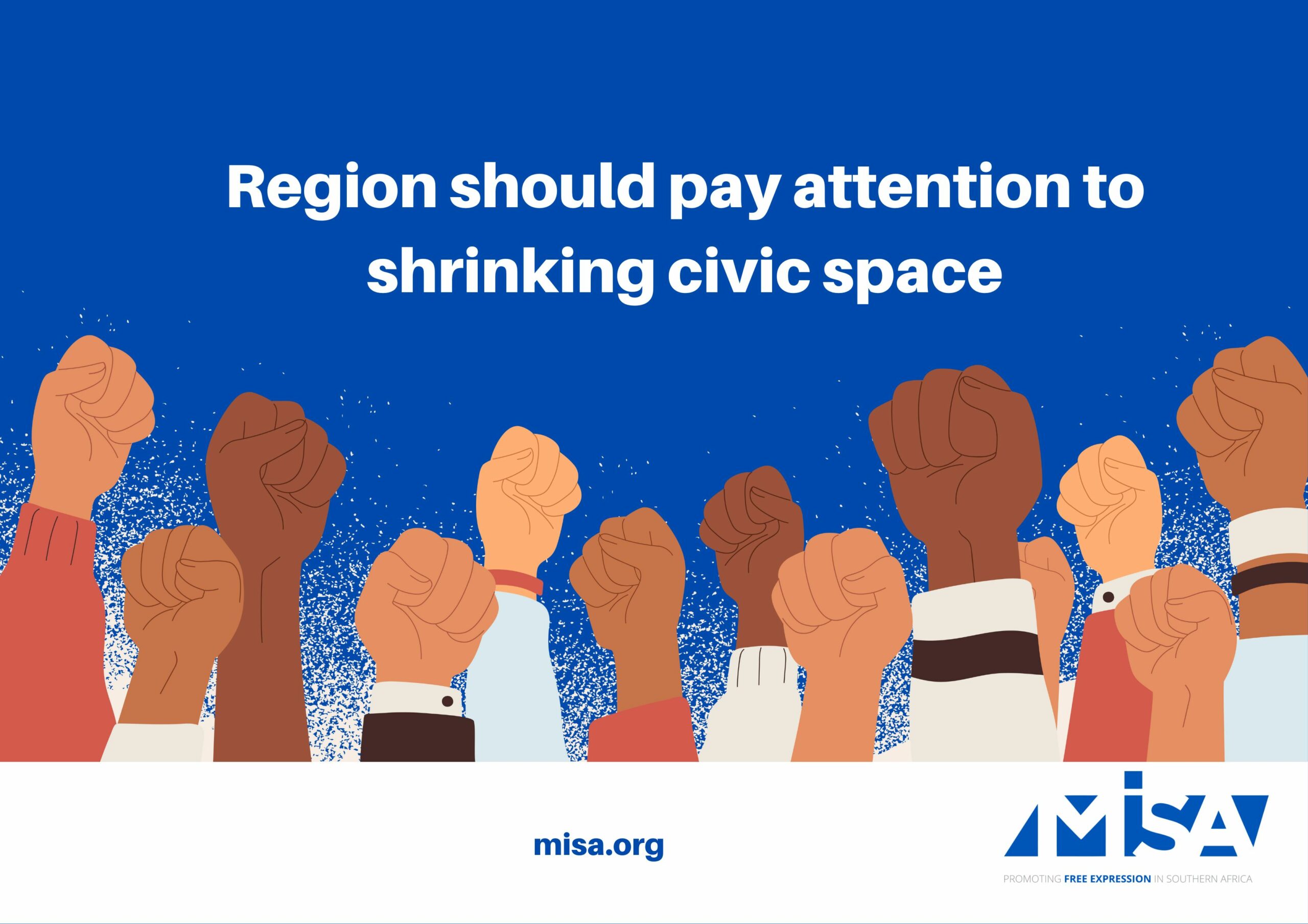 Region should pay attention to shrinking civic space