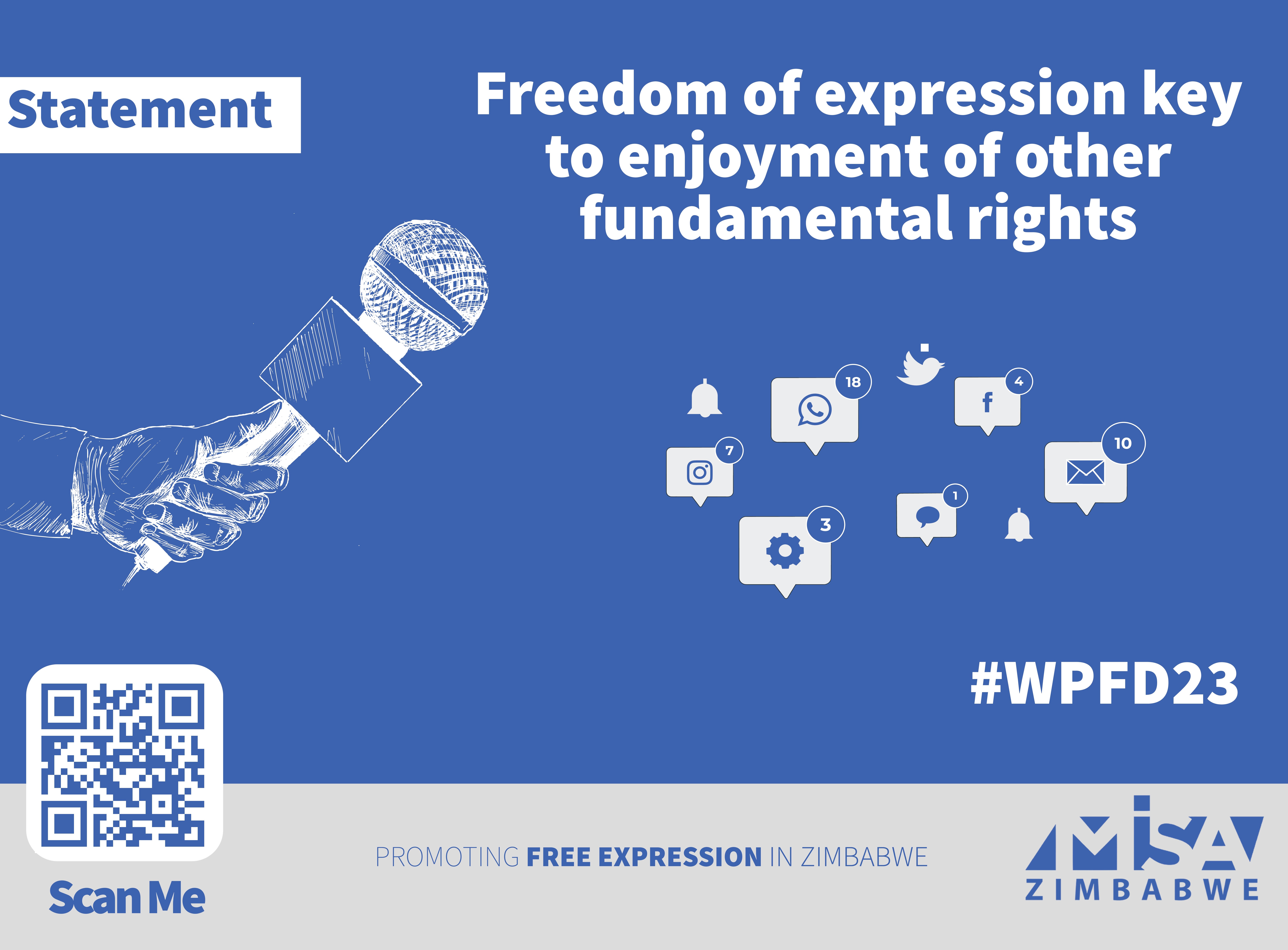 Freedom of expression key to enjoyment of other fundamental rights
