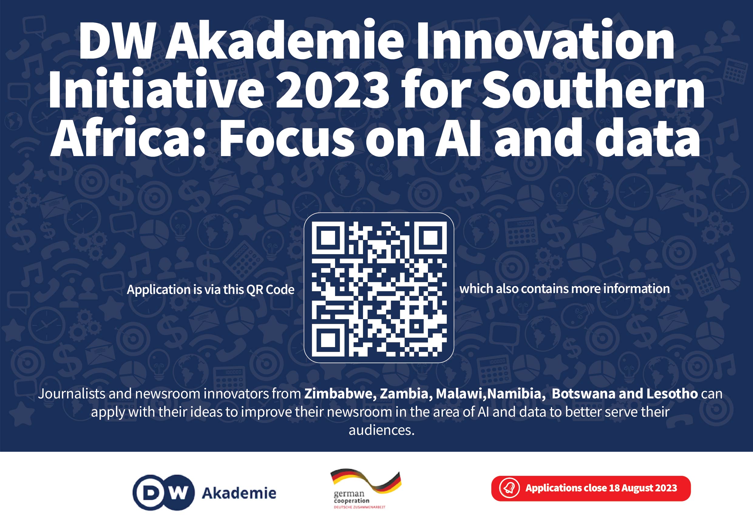 DW Akademie Innovation Initiative 2023 for Southern Africa: Focus on AI and data