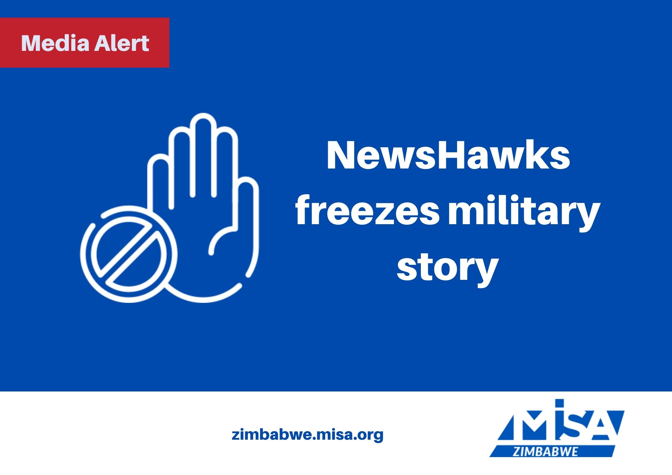 NewsHawks freezes military story