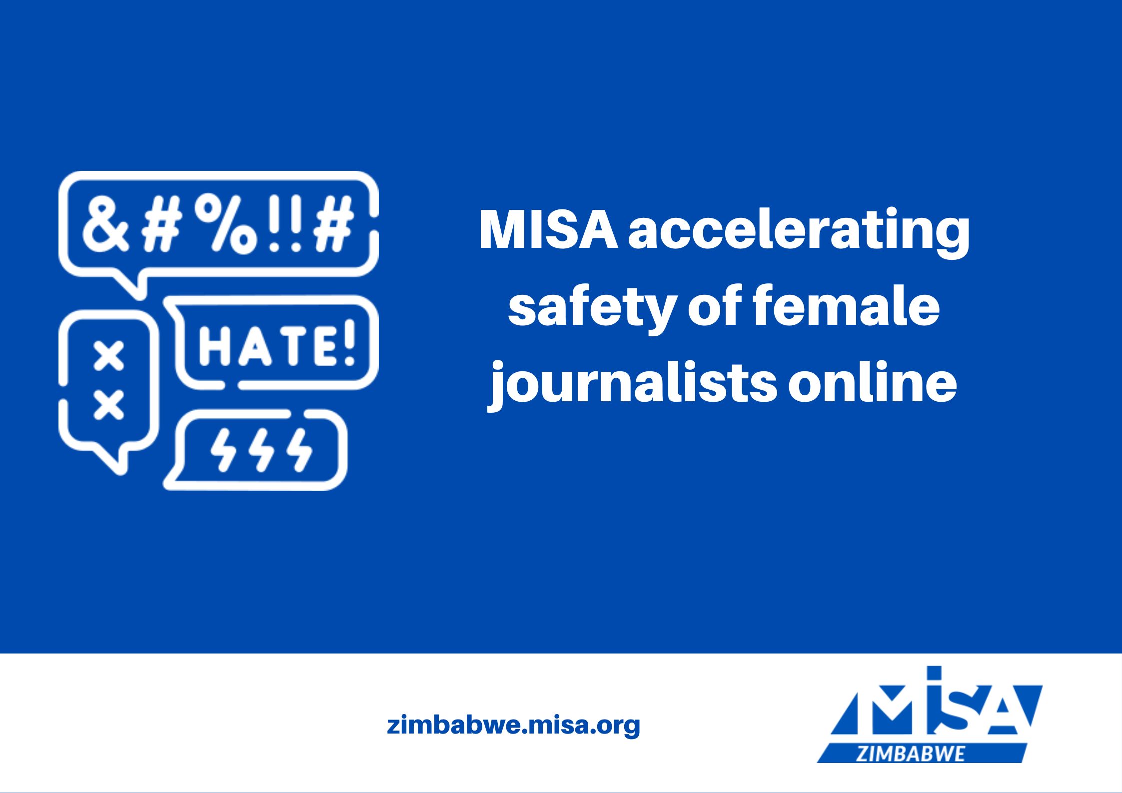 MISA accelerating  safety of female journalists online