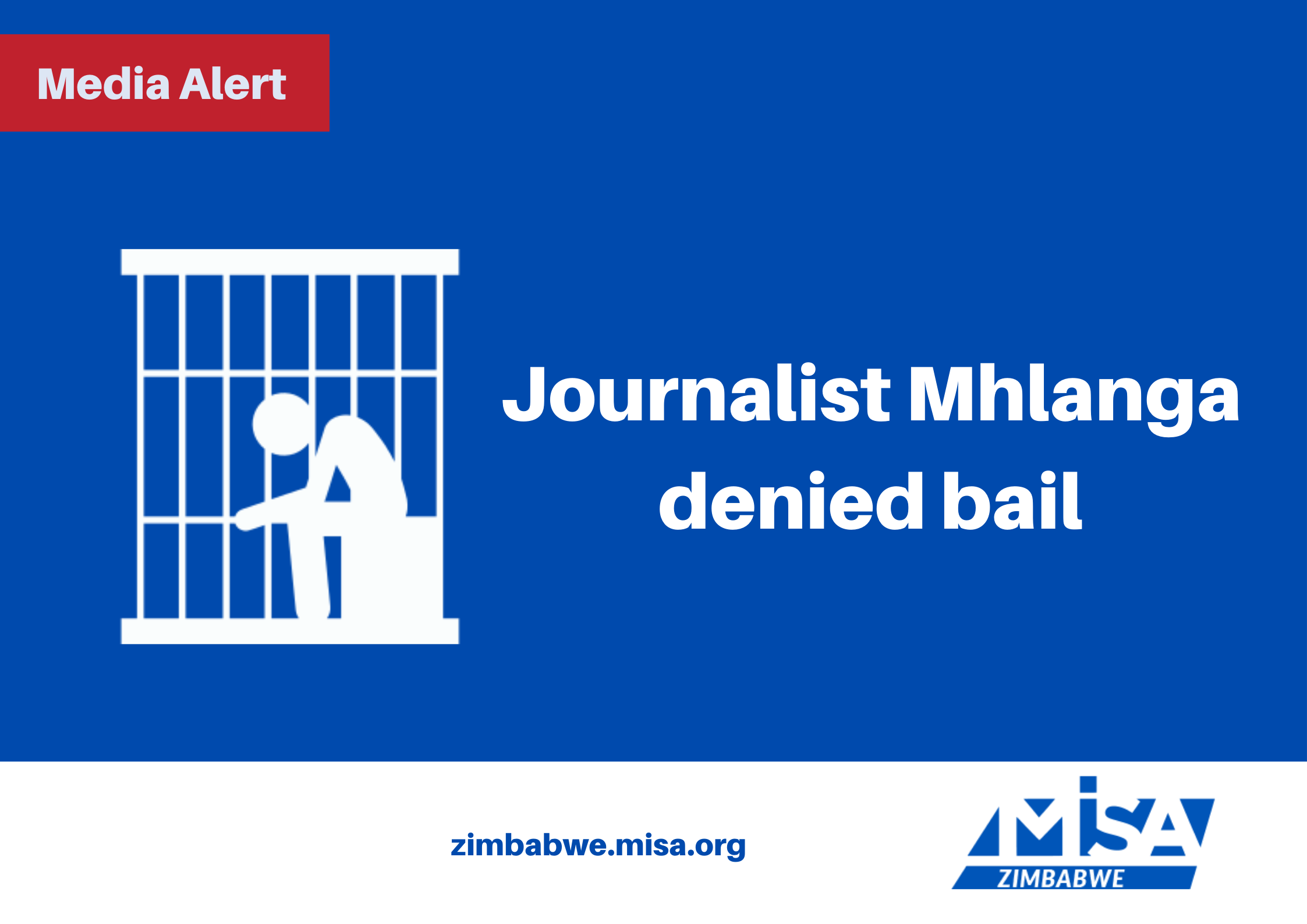 Journalist Mhlanga denied bail