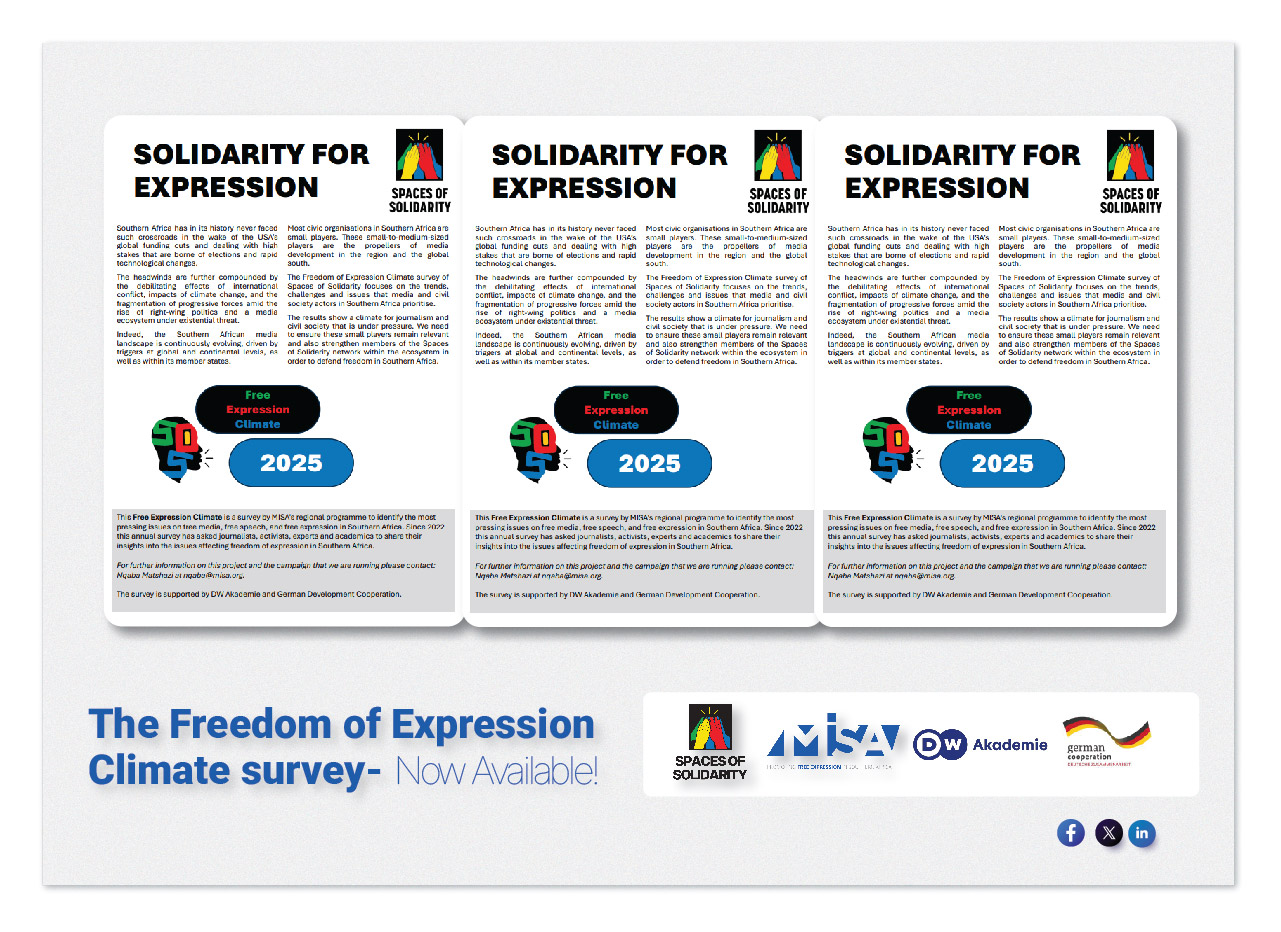 The Freedom of Expression  Climate survey 2025- Now Available!
