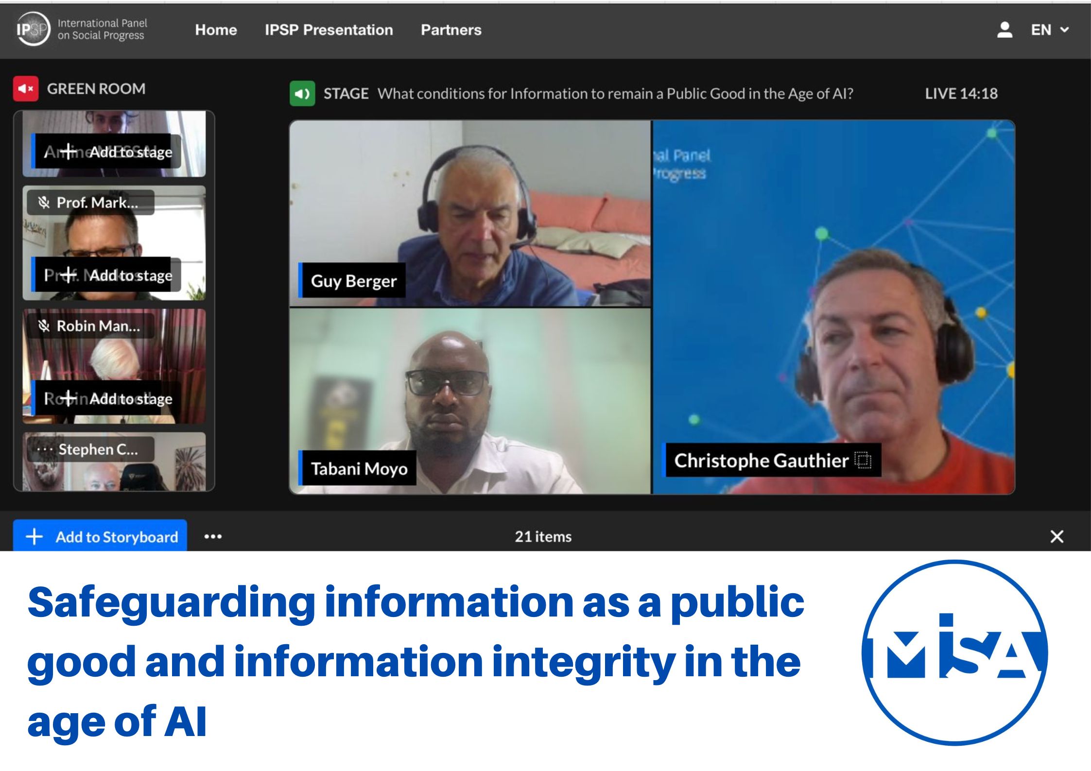 Safeguarding information as a public good and information integrity in the age of AI