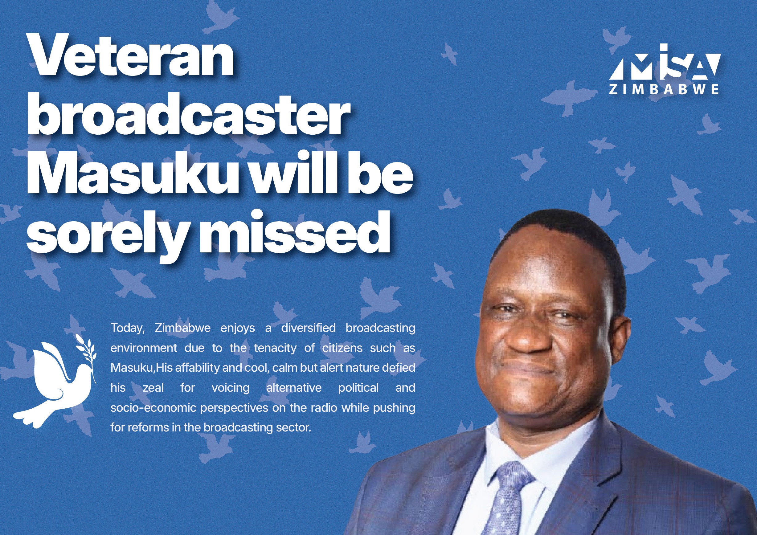 Veteran broadcaster Masuku will be sorely missed