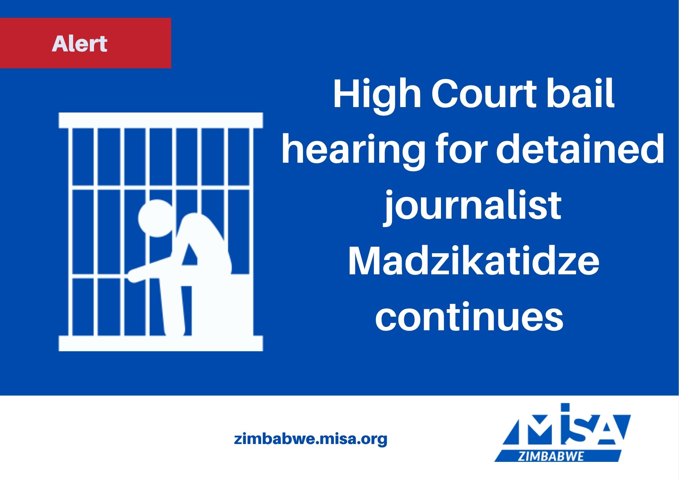 High Court bail hearing for detained journalist Madzikatidze continues